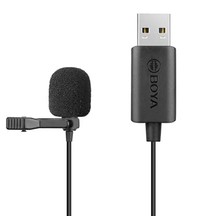 Ürün görseli: Boya BY-LM40 Dijital USB Yaka Mikrofonu