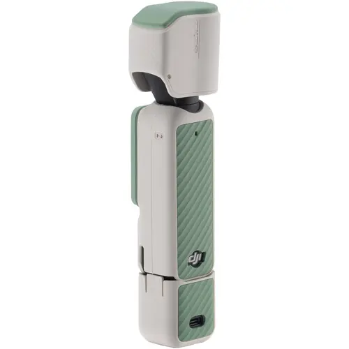 Tiltar DJI Osmo Pocket 4 Silikon Koruyucu Kılıf Seti (Celadon White)