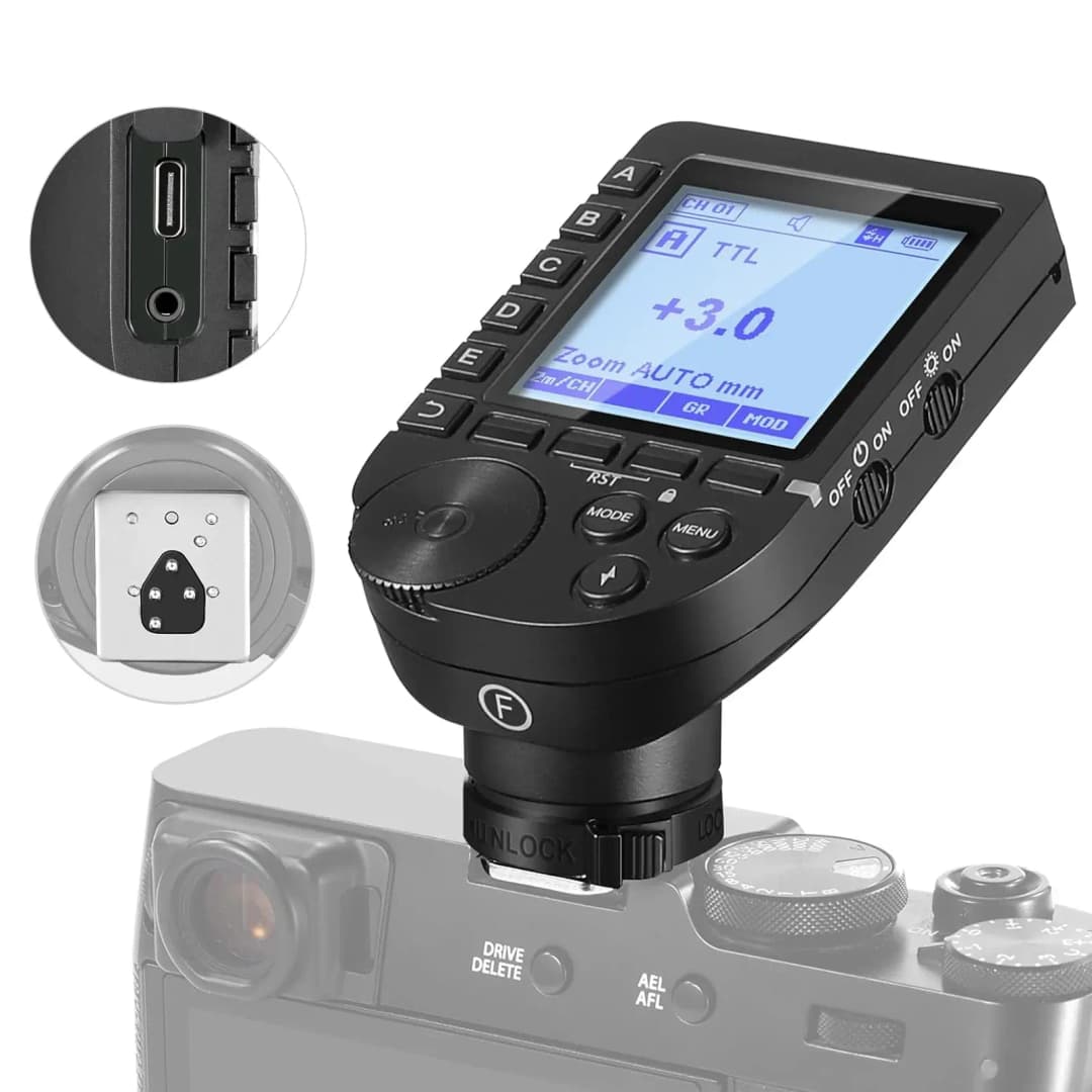 Ürün görseli: NEEWER QPRO-F Fujifilm Uyumlu TTL Kablosuz Flaş Tetikleyici