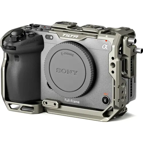 Ürün görseli: Tilta Full Camera Cage V2 for Sony FX3 & FX30 (Titanium Gray) – Profesyonel Kamera Kafesi