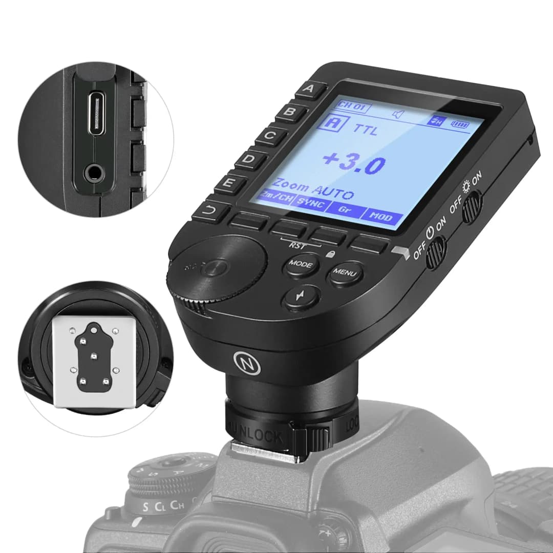 Ürün görseli: NEEWER QPRO-N Nikon Uyumlu TTL Kablosuz Flaş Tetikleyici