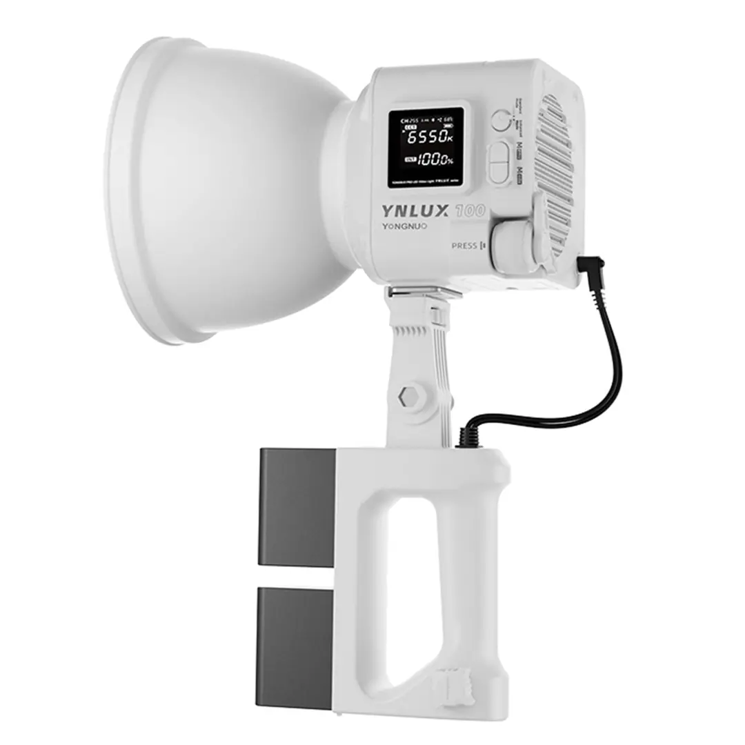 Ürün görseli: YONGNUO YNLUX100 Bİ COLOR COB LED IŞIK BEYAZ KASA