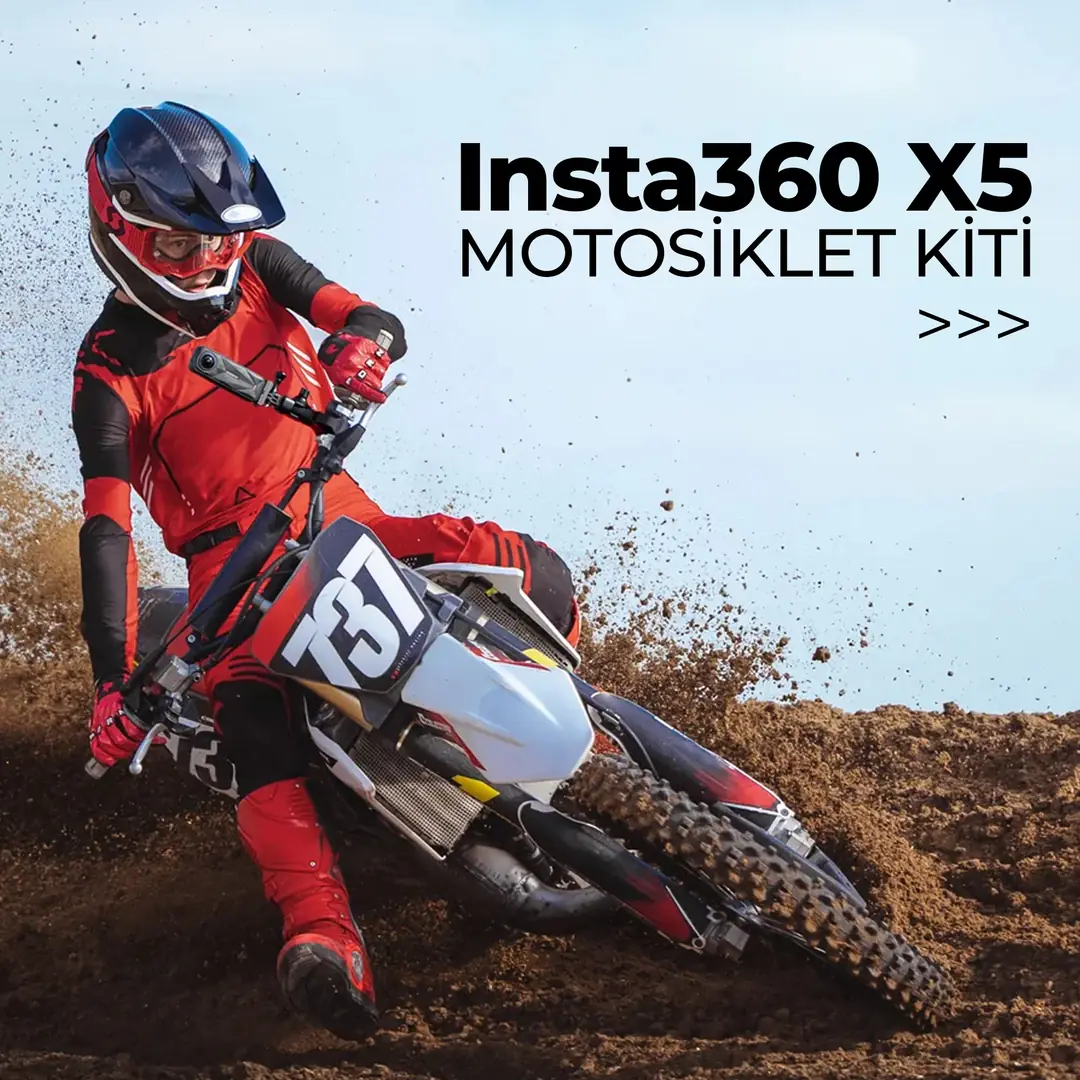 Ürün görseli: Insta360 X5 Motosiklet Kiti