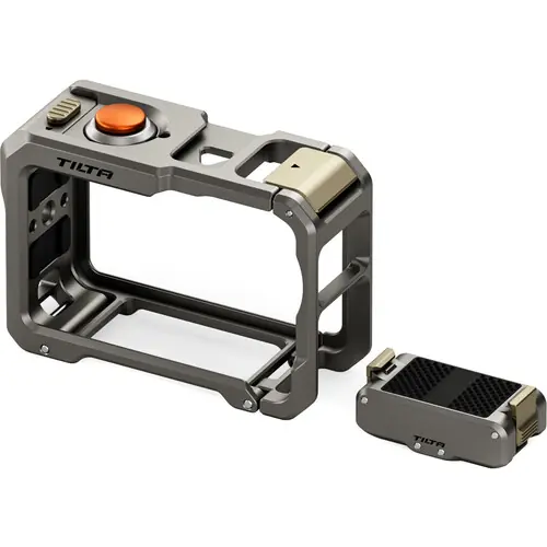Tilta Camera Cage for DJI Osmo Action 6 Base Kit – Titanium Gray (TA-T95-A-TG)