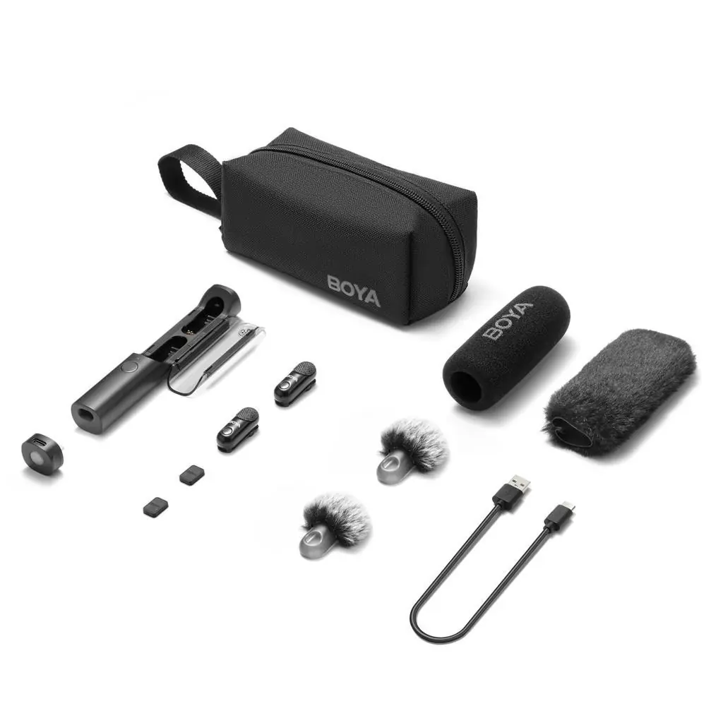 Ürün görseli: BOYA Magic Al-Powered Transformable Mini Wireless Mikrofon - SKU05