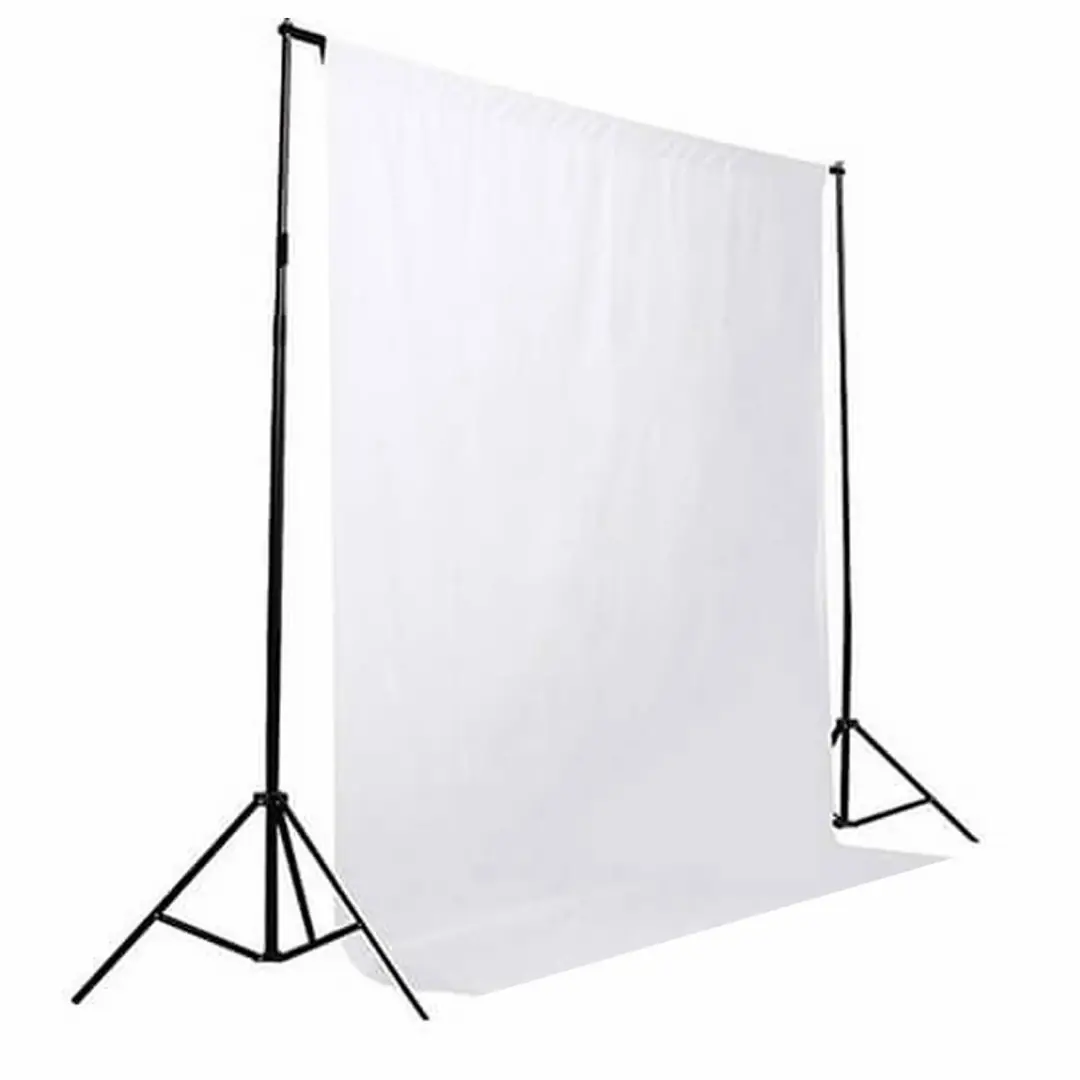 GDX Seyyar Beyaz Fon Perde (Katlanabilir Kumaş) 3x3 Metre