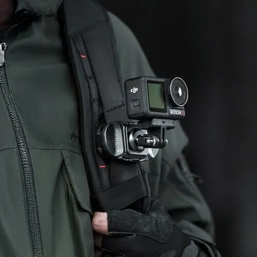 PGYTECH Beetle Camera Clip V2 with QR Plate – Kamera Klipsi & Quick-Release Plate