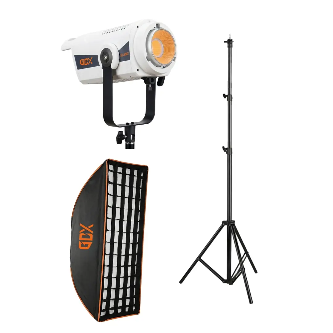 Ürün görseli: GDX LM-300C II Video ve Fotoğraf Sürekli Tekli Işık Seti