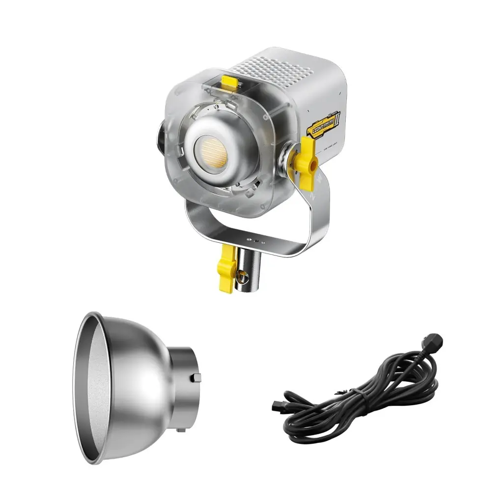 Ürün görseli: Photoolex LIGHT CONE II 200W COB APP Kontrollü Profesyonel Stüdyo Video Işığı - LS-196-03