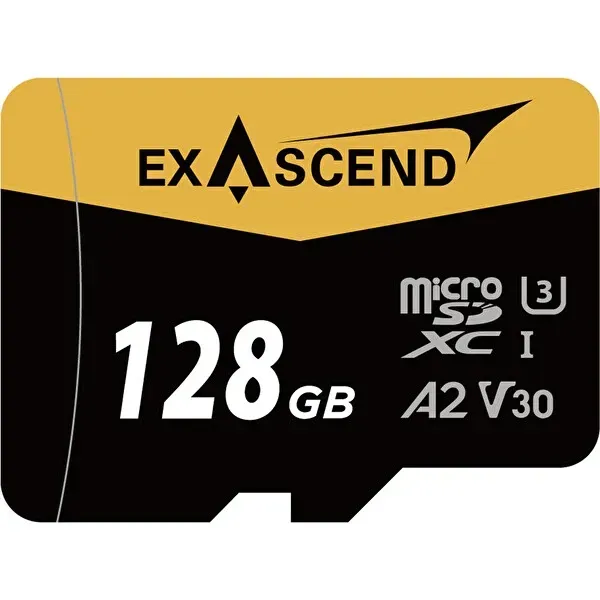 Ürün görseli: Exascend Catalyst microSD V30, A2 128GB, w/ adapter - 175MB/S Read -150MB/S Write