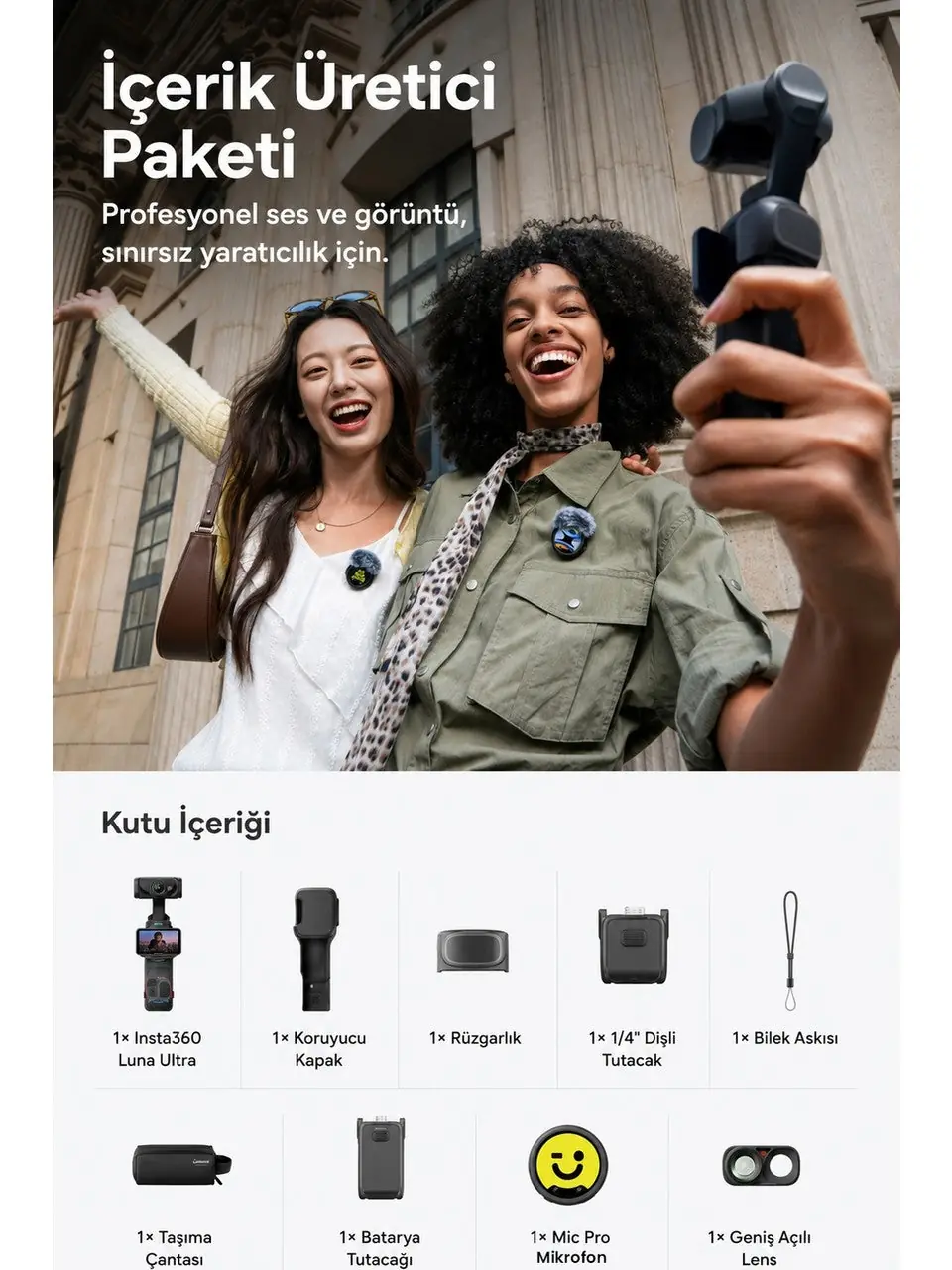 Insta360 Luna Ultra Creator Bundle