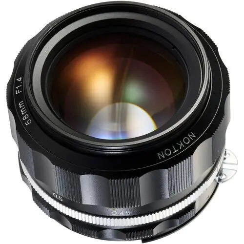 Voigtländer Nokton 58mm F1.4 SL-II S Nikon AIS F Mount (Siyah)
