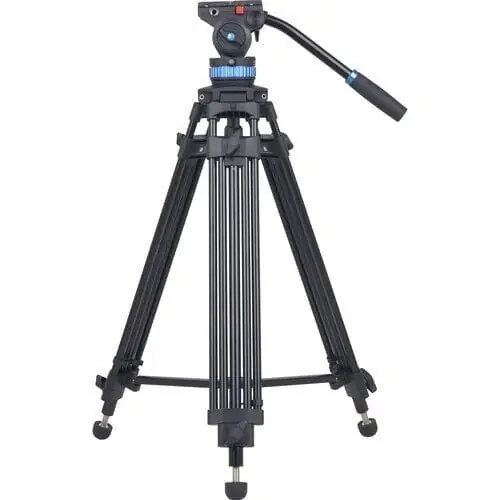 Sirui SH-15 60 mm Akışkan (Fluid) Kafa Alüminyum Video Tripod Kit – 8–12 kg Taşıma Kapasitesi