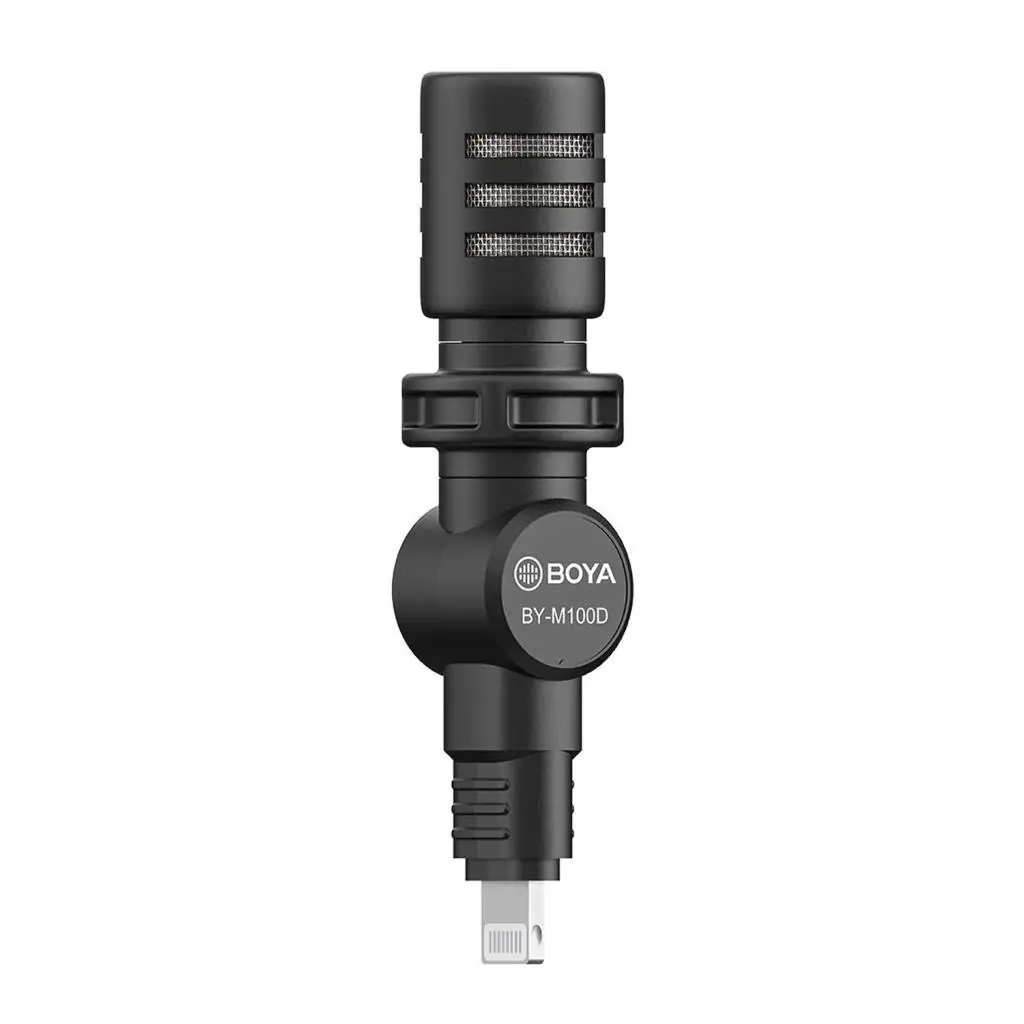Ürün görseli: Boya BY-M100D Kompakt Lightning Telefon Mikrofonu