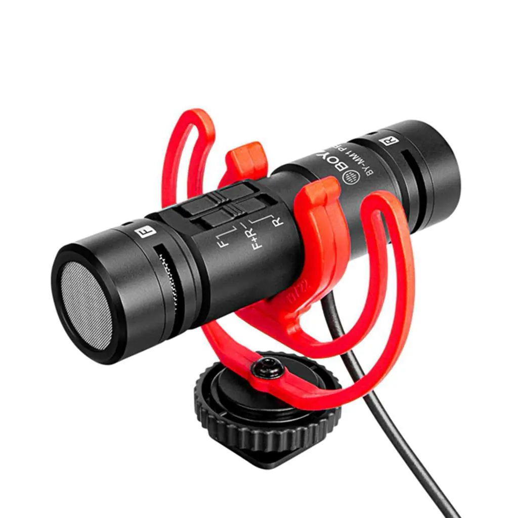 Ürün görseli: Boya BY-MM1 Pro Çift Kafalı Shotgun Mikrofon
