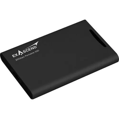 Ürün görseli: Exascend Element Portable SSD USB Type C 20Gb/s Black 2TB