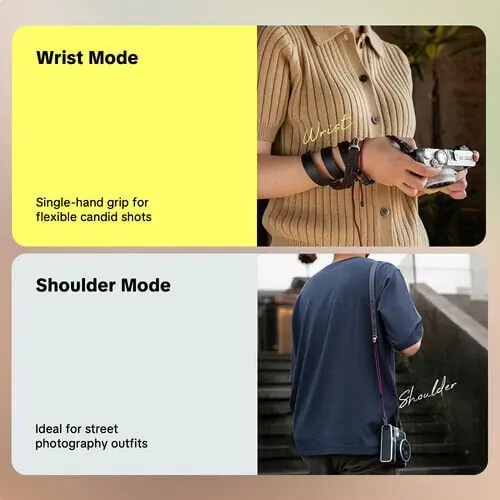 PGYTECH Camera Strap Slim (Vintage-Olive Green) - Kamera Askısı