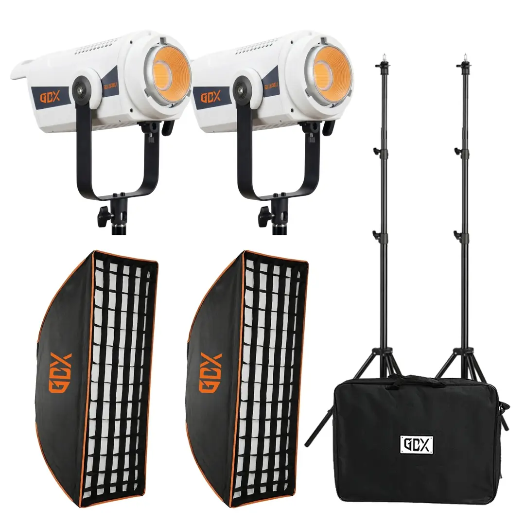 Ürün görseli: GDX LM-300C II İkili Set Video ve Fotoğraf Sürekli Işık