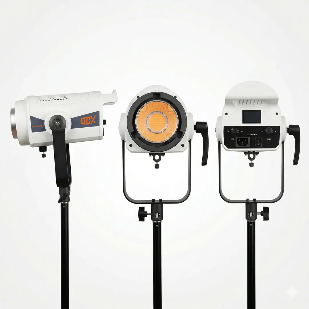 GDX LM-300C II İkili Set Video ve Fotoğraf Sürekli Işık