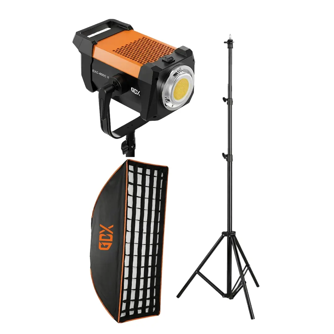 Ürün görseli: GDX EXC-600C II Video ve Fotoğraf Tekli Sürekli Işık Set
