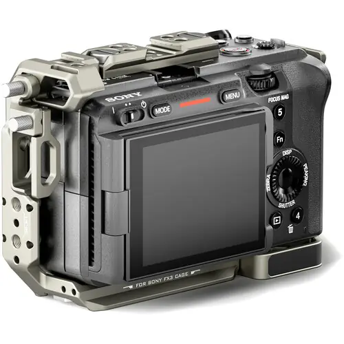 Tilta Full Camera Cage V2 for Sony FX3 & FX30 (Titanium Gray) – Profesyonel Kamera Kafesi