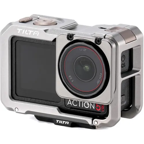 Ürün görseli: Tilta Camera Cage For Dji Osmo Action 5 Pro Base Kit Titanium Gray (Titanyum Gri)