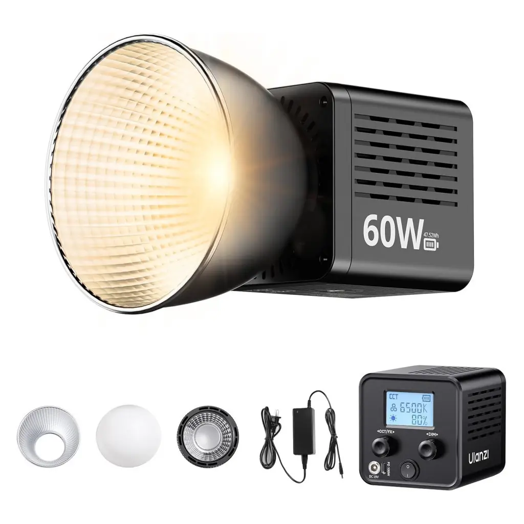 Ürün görseli: Ulanzi C60 60W Bi-Color COB LED Video Işığı - L269