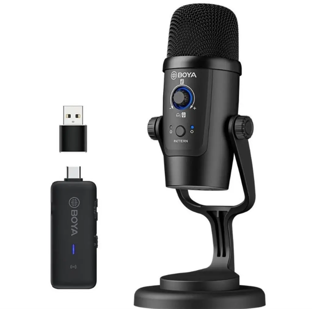 Ürün görseli: Boya BY-PM500W Kablolu - Kablosuz USB Condenser Mikrofon