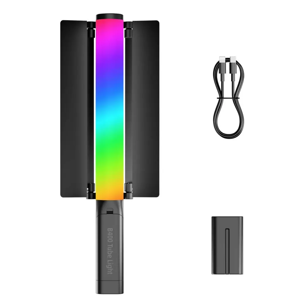 Ürün görseli: Photoolex B400 25W APP Kontrollü RGB Tube LED Işık - TF-LS-140LW-PL