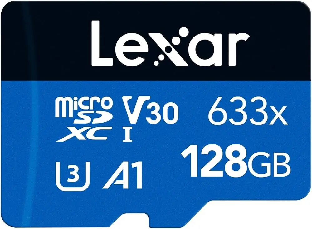 Ürün görseli: Lexar 128GB 100mb/s 633x MicroSDXC 4K Hafıza Kartı