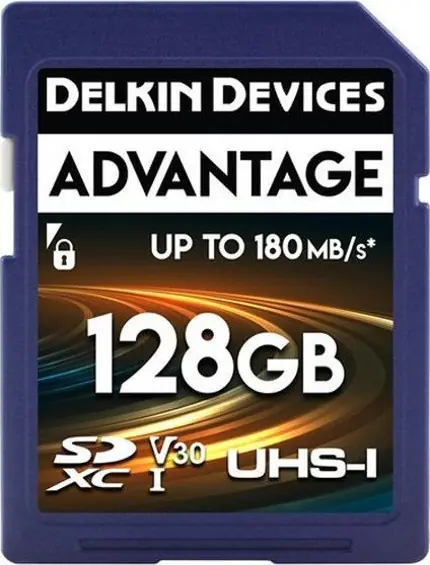 Ürün görseli: Delkin Devices 128GB ADVANTAGE UHS-I SDXC Hafıza Kartı
