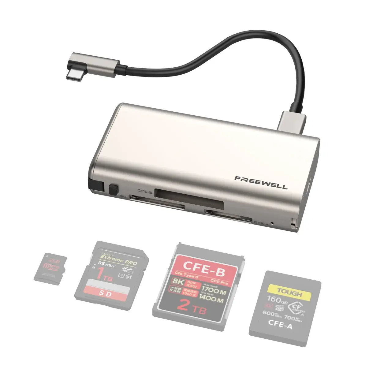 Ürün görseli: Freewell Pro Card Reader Plus