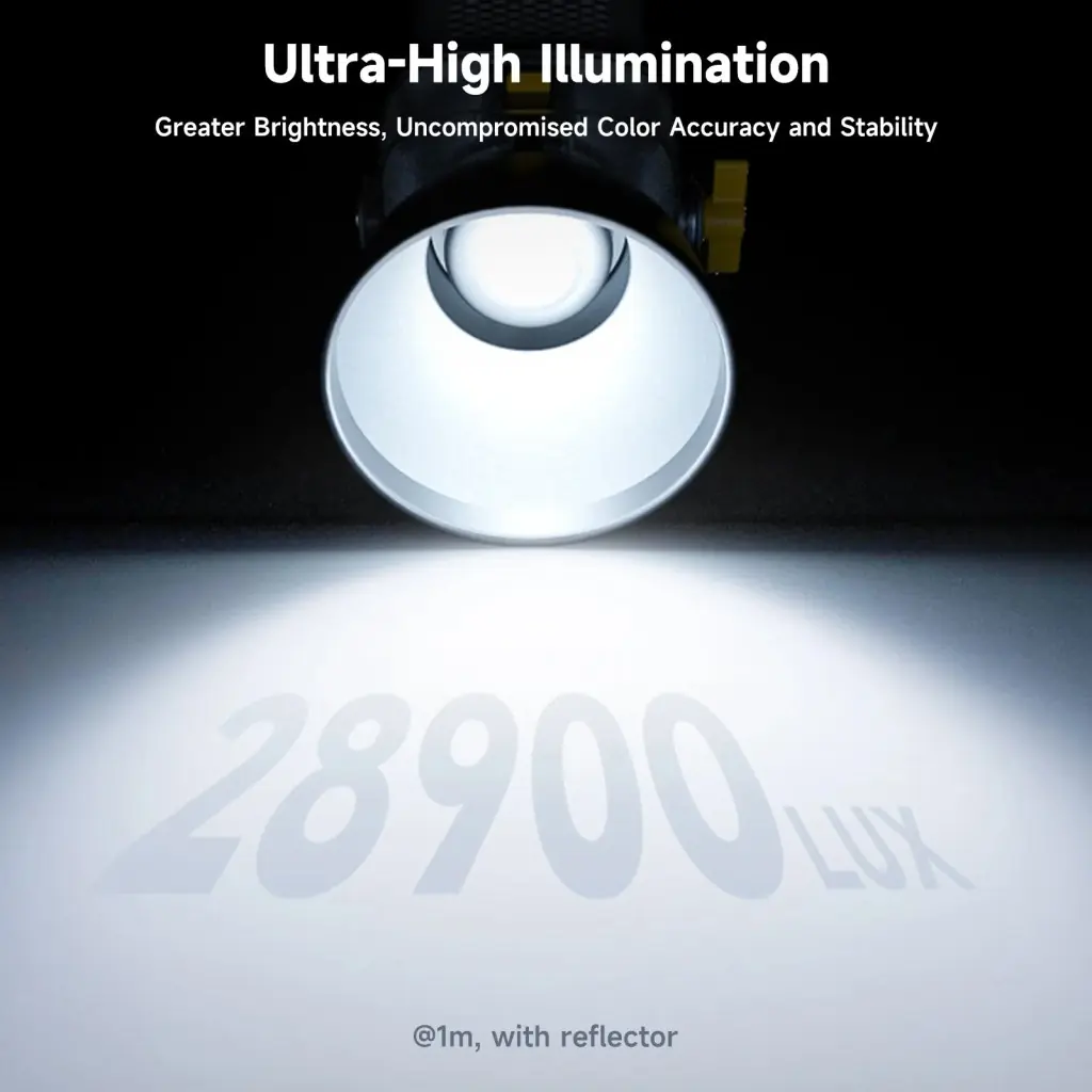 Photoolex LIGHT CONE II 200W COB APP Kontrollü Profesyonel Stüdyo Video Işığı - LS-196-03
