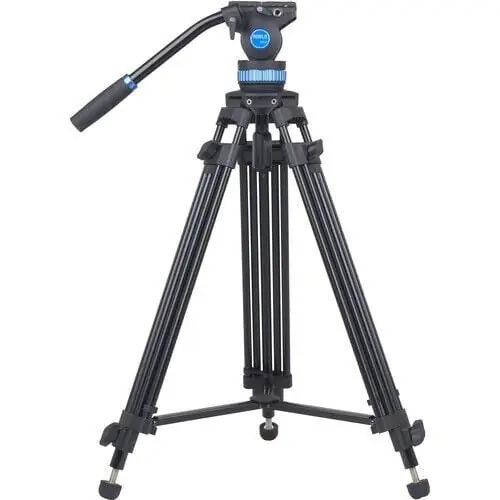 Ürün görseli: Sirui SH-15 60 mm Akışkan (Fluid) Kafa Alüminyum Video Tripod Kit – 8–12 kg Taşıma Kapasitesi