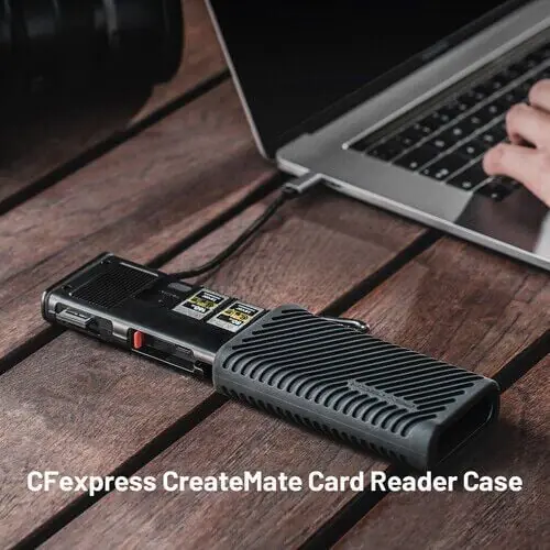 PGYTECH CFexpress CreateMate Card Reader Type B/SD(Classic Black)