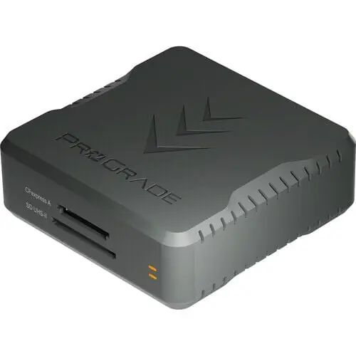 Ürün görseli: ProGrade Digital CFexpress Type A & UHS-II SDXC Dual-Slot USB4 Kart Okuyucu