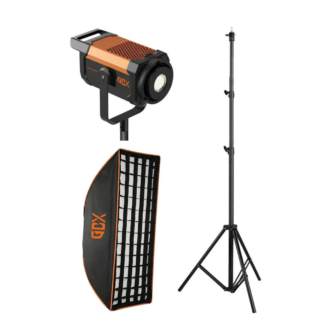 Ürün görseli: GDX CN-300C II Video ve Fotoğraf Sürekli Tekli Işık Seti