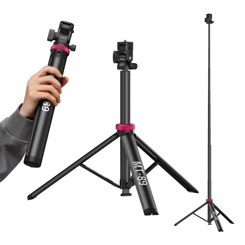 Ürün görseli: Ulanzi MT-89 200cm Quick Release 360 Panoramic Işık Standı Tripod - T082A