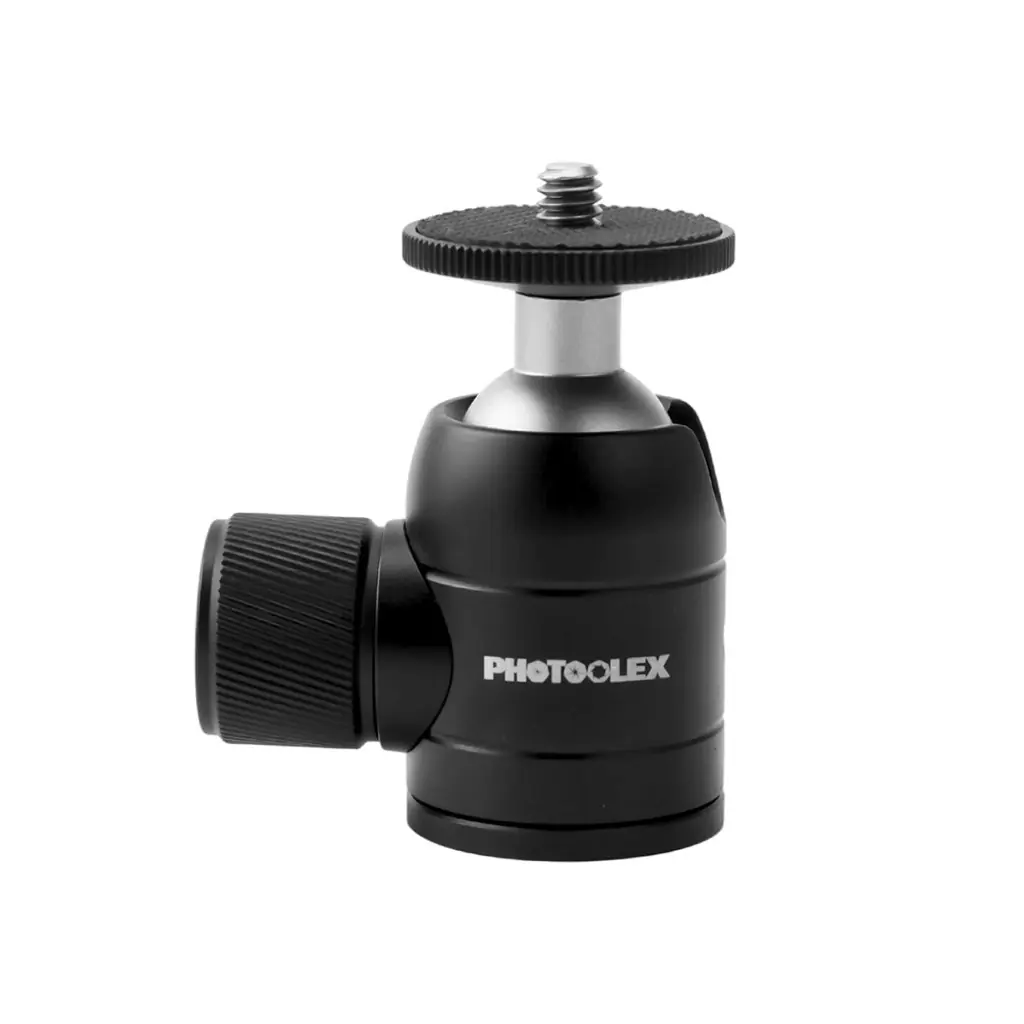 Ürün görseli: Photoolex Mini Ball Head Evrensel Tripod Başlığı - TF-PH-137CK-PL