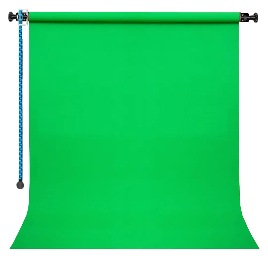 Ürün görseli: Gdx Sabit (Tavan & Duvar) Kağıt Sonsuz Stüdyo Fon Perde (Green/Yeşil) 2.70x11 Metre