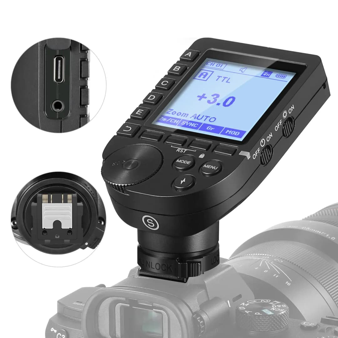 Ürün görseli: NEEWER QPRO-S Sony Uyumlu TTL Kablosuz Flaş Tetikleyici